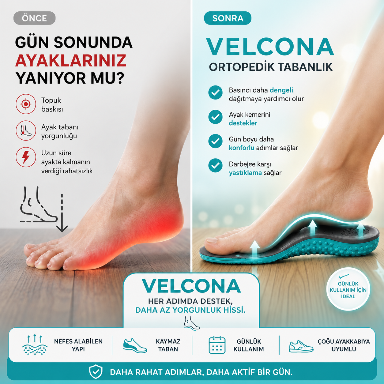 Velcona Masaj Tabanlığı