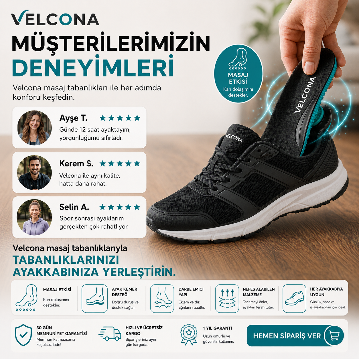 Velcona Masaj Tabanlığı